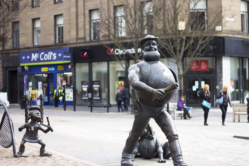 Desperate Dan Statue Dundee