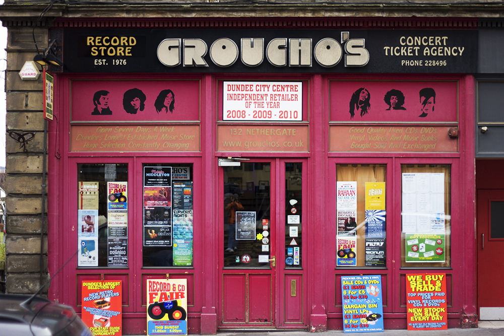 Groucho's Music Store Dundee