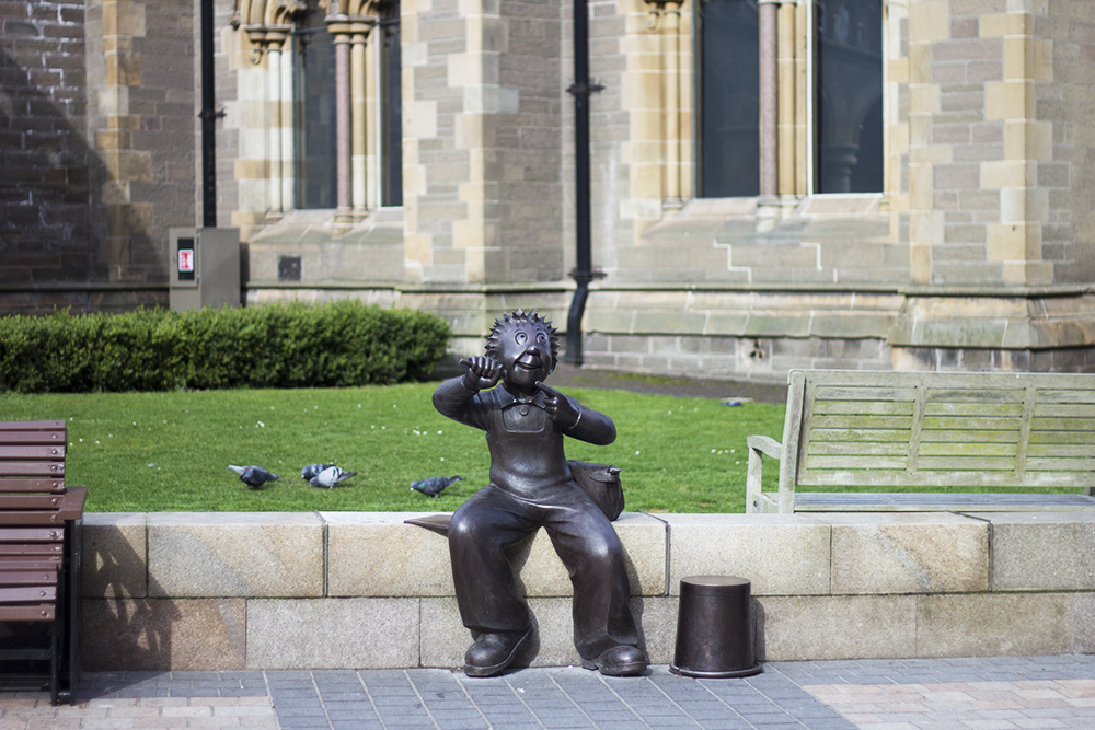 Oor Wullie statue Dundee