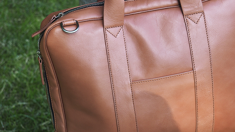 Toffee Leather Briefcase