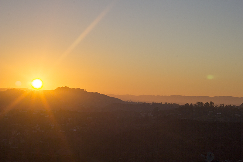 Sunset from Griffiths Observatory