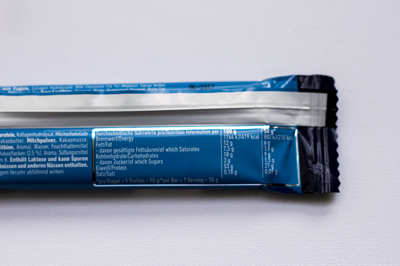 Multipower 53% Protein Bar Nutritional Info