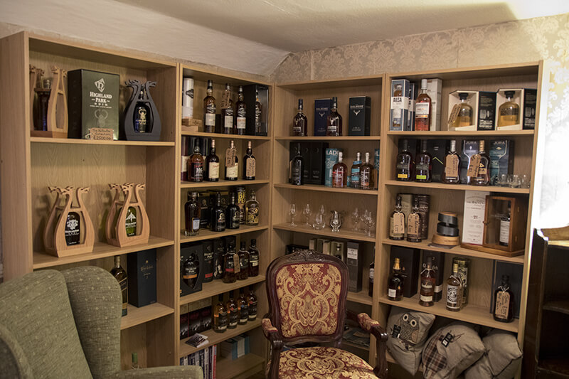 Whisky Selection at the Taynuilt hotel