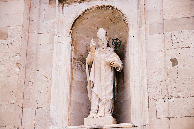 Statues in Dubrovnik