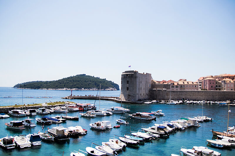 View of Dubrovnik Marina