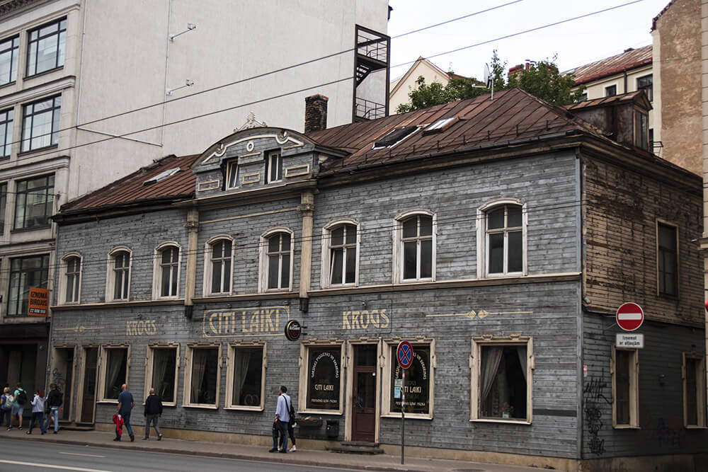 Wooden Buildings in Riga