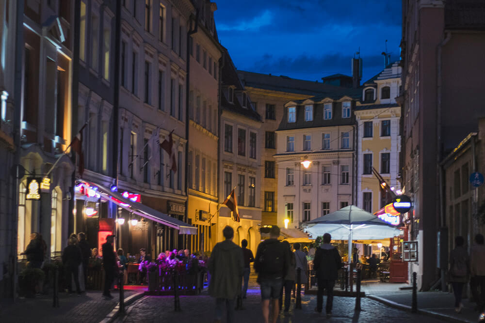 Riga at Night