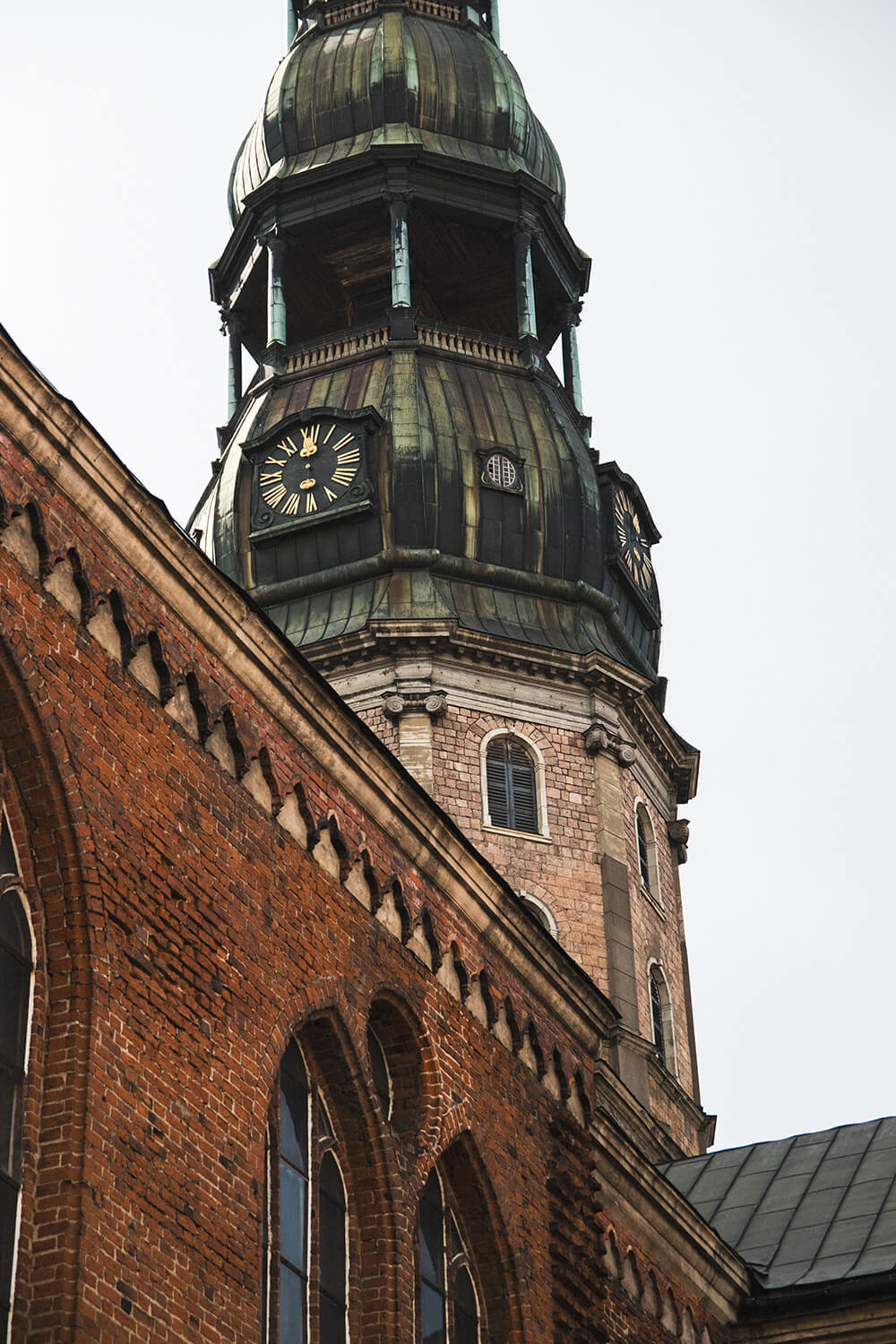 Church tower in Riga