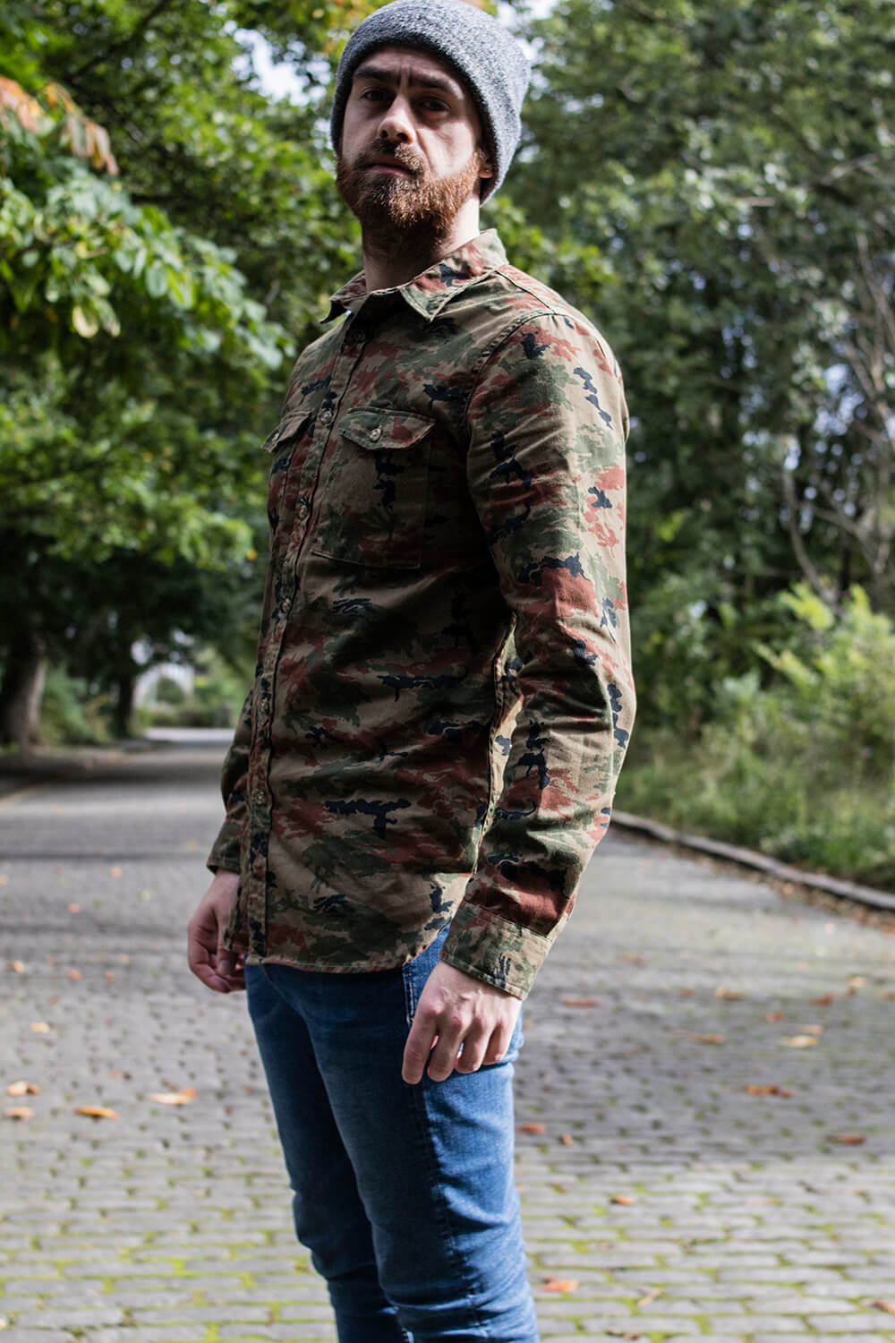 Zara Camouflage Shirt for Men